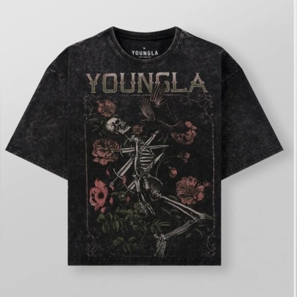 NWT YOUNG LA CROPPED T-Shirt - Picture 8 of 8